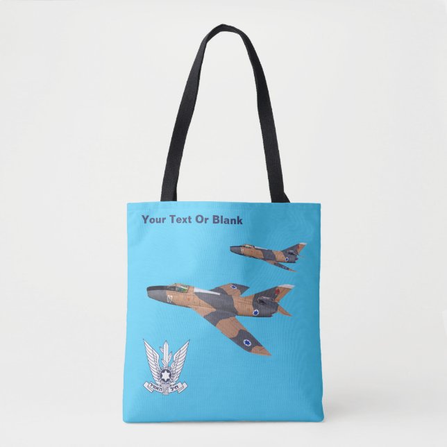 Two Israeli Super Mystères Tote Bag (Front)
