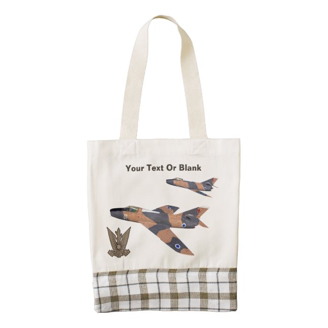 Two Israeli Super Mystères Zazzle HEART Tote Bag (Front)