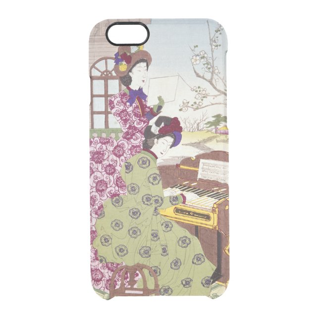 Two Japanese Ladies, C1890 Uncommon iPhone Case (Back)