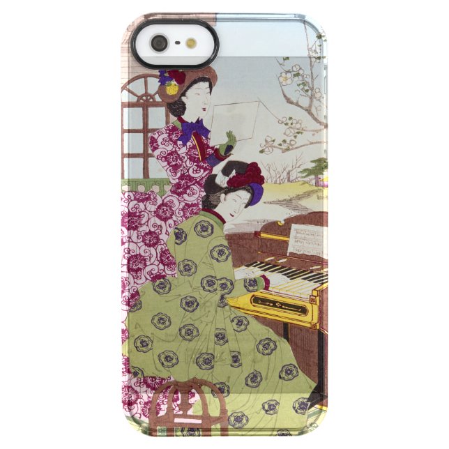 Two Japanese Ladies, C1890 Uncommon iPhone Case (Back)