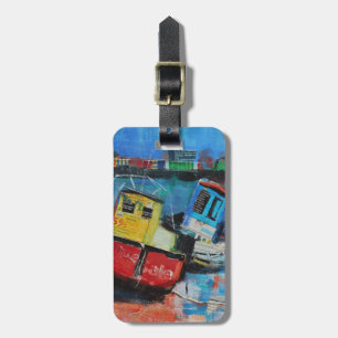 Two Jolly Fishing Boats 2012 Luggage Tag