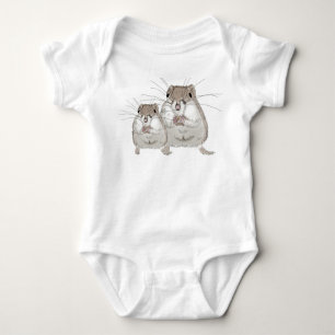 Two Kangaroo Rats Baby Bodysuit