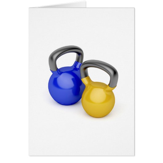 Two kettlebells cards (Front)