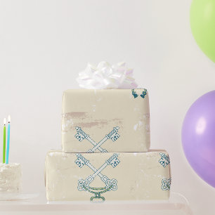 Two Keys Together Wrapping Paper