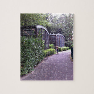 two kids in park jigsaw puzzle