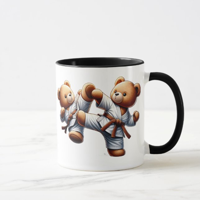 Two kimono cubs clash. mug (Right)