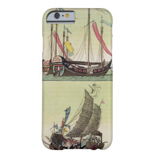 Two kinds of Chinese Junk illustration from Le C Barely There iPhone 6 Case