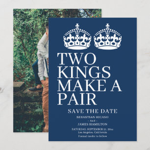 Two Kings Make A Pair Gay Wedding Announcement