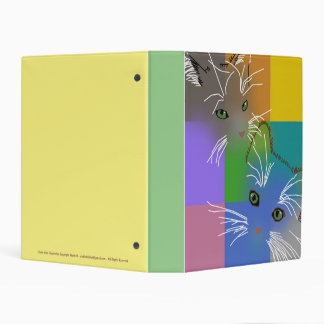 Two Kittens Avery Mini Binder