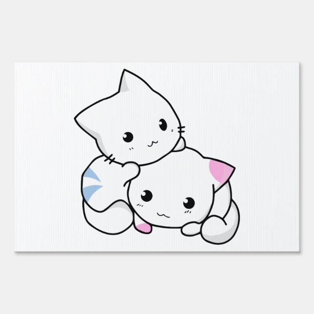 Two Kittens Sign (Back)