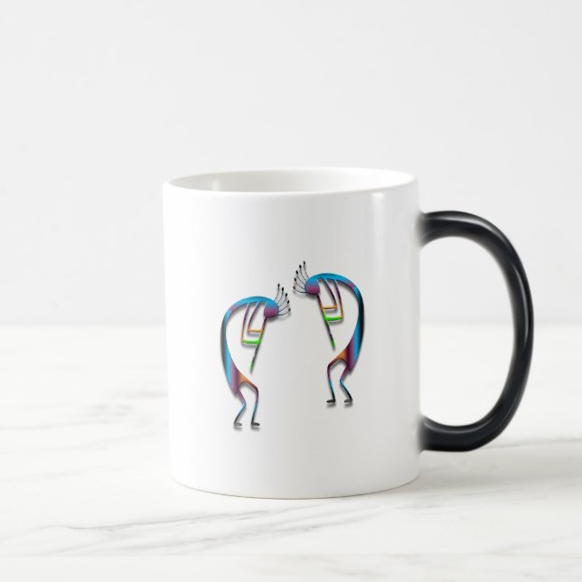 Two Kokopelli #97 Color Morph Mug (Right)