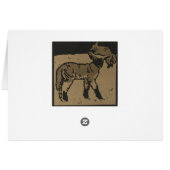 Two Lambs Cards (Back Horizontal)