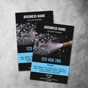 Two Languages Pressure Washing Power Washing Roof Flyer