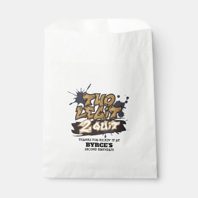 Two Legit 2 Quit Favor Bags (Front)