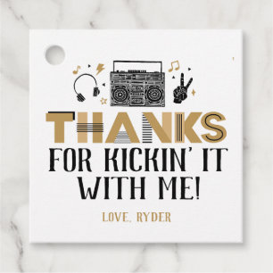Two Legit to Quit Second Birthday Thank You Favor Tags