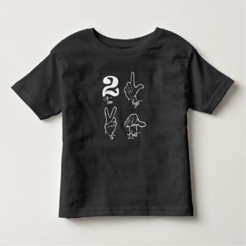 Two Legit To Quit Toddler Shirt by CourtesyOfM at Zazzle