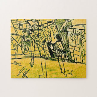 TWO LEGS CITY JIGSAW PUZZLE