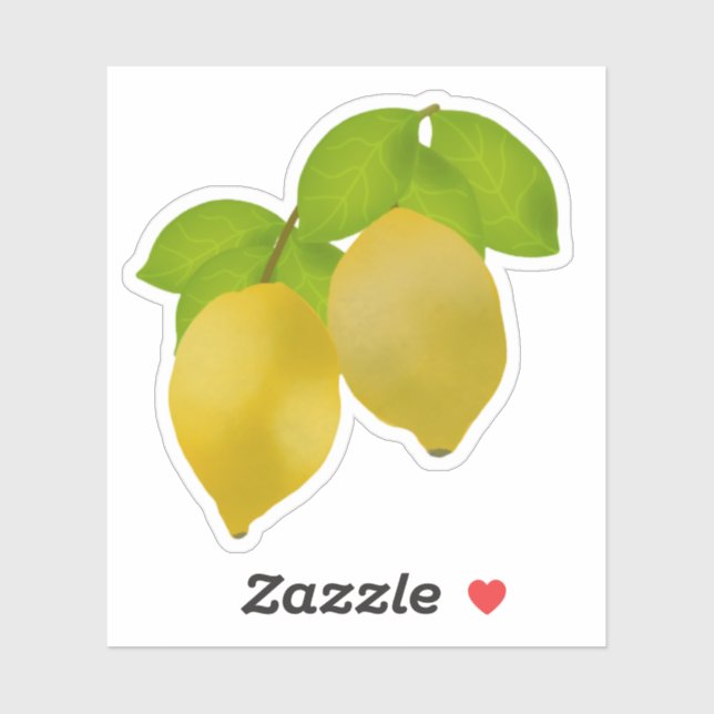 Two Lemon  Sticker (Sheet)