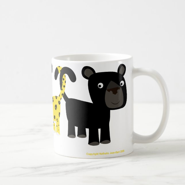 Two Leopards mug (Right)
