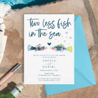 Two Less Fish In The Sea Couples Shower Invitation