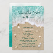 Two Less Fish in the Sea Couple's Shower Invitation (Front/Back)
