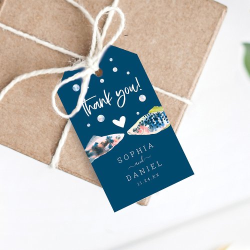 Two Less Fish In The Sea  Gift Tags