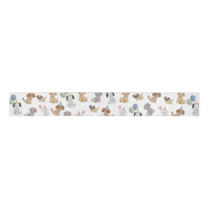 Two Let the Dogs Out Puppy Party Ribbons