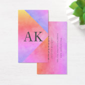 Two Letter Monogram Vibrant Colors (Desk)