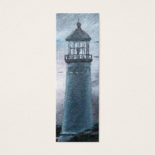 Two Lighthouses Bookmark Business Card