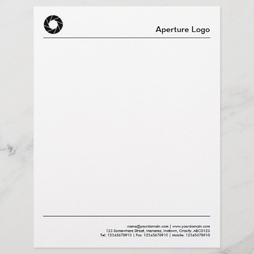 Two Lines _ Aperture Logo Letterhead