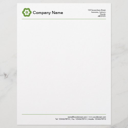 Two Lines v2 _ Avocado Green Letterhead