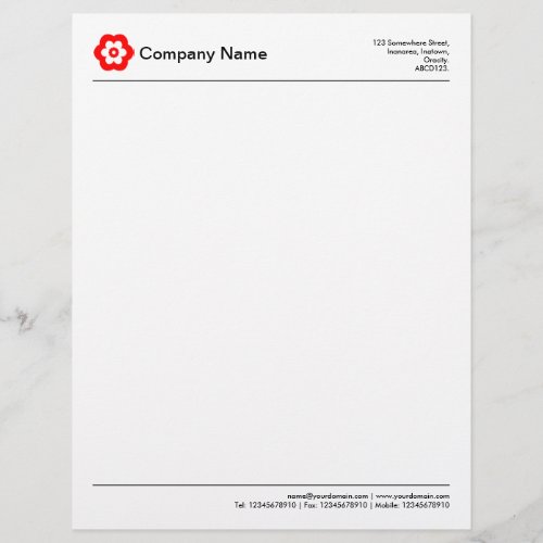 Two Lines v2 Letterhead