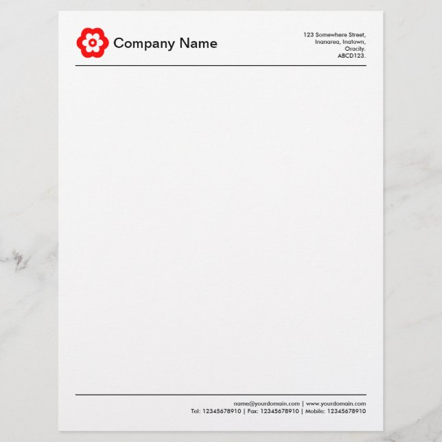 Two Lines v2 Letterhead (Front)