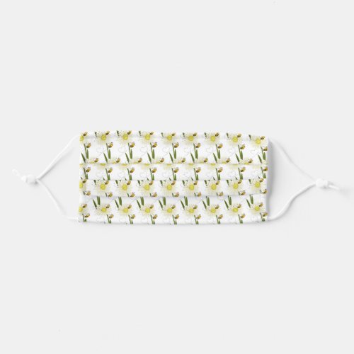 Two little and cute bees adult cloth face mask