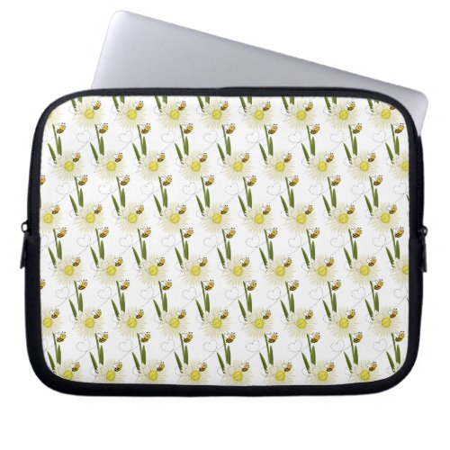 Two little and cute bees laptop sleeve