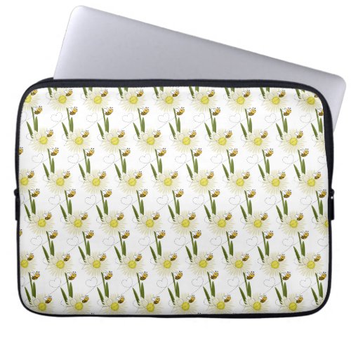 Two little and cute bees laptop sleeve