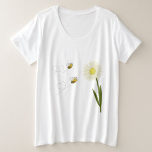Two little and cute bees plus size T-Shirt