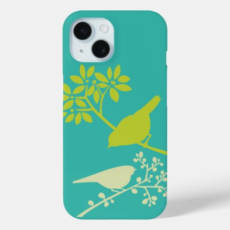 Two Little Birds Iphone 15 Case