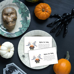 Two Little Boos Ghost Twins Books For Baby Shower  Enclosure Card