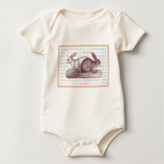 Two Little Bunny Rabbits - Baby Wear Baby Bodysuit