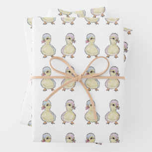 Two Little Ducks  Wrapping Paper Sheets