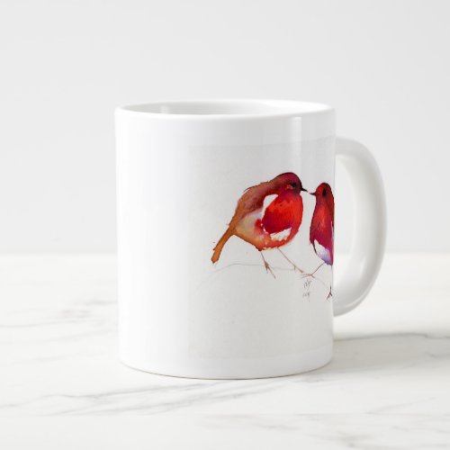 Two Little Ink Birds 2014 Giant Coffee Mug