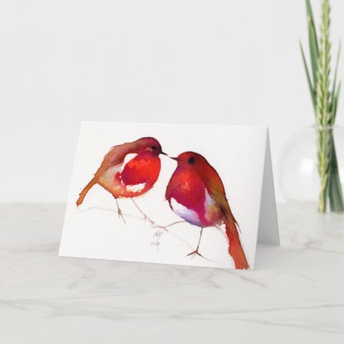 Two Little Ink Birds 2014 Holiday Card
