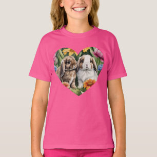 Two Little Lop Bunny rabbits T-Shirt