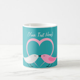 Two Little Lovebirds Personalized Mug