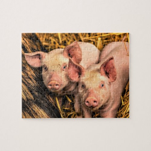 Two Little Pigs Jigsaw Puzzle