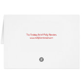 Two Little Polar Bears Card (Back Horizontal)
