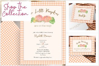 Two Little Pumpkins Twins Baby Shower 