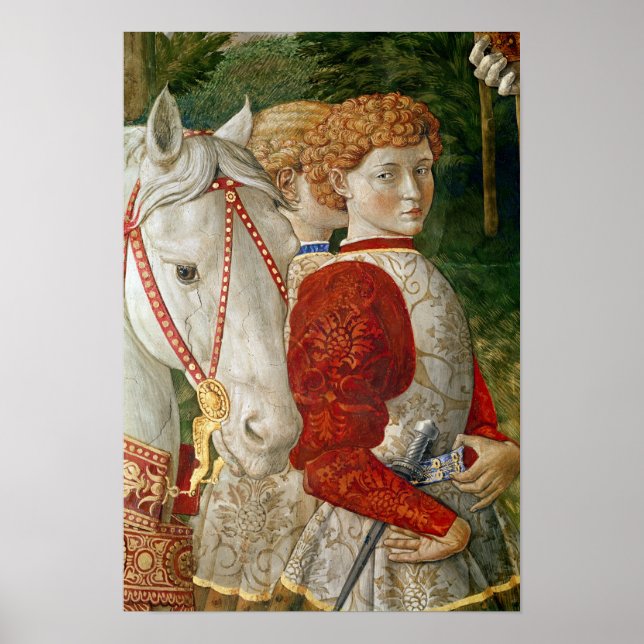 Two Liveried Attendants and the head of Lorenzo Poster (Front)