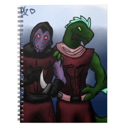 Two Lizard Thugs Notebook
